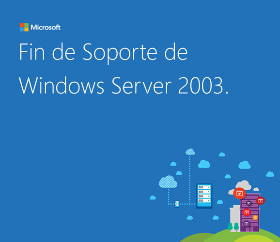 En menos de 90 dias, Windows Server 2003 dejará de recibir soporte