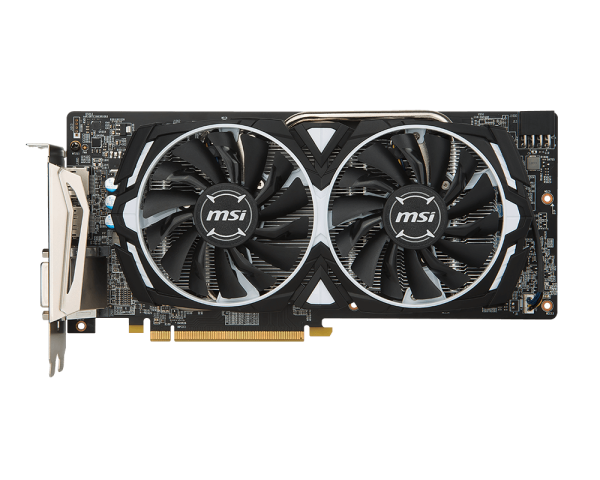 Tarjeta gráfica MSI Radeon RX 480 ARMOR 4G OC reacondicionada