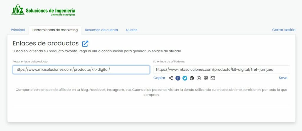 enlace producto mkz