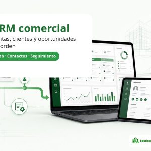 Imagen principal del producto CRM comercial integrado en WordPress de MkZ Soluciones