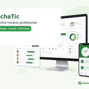 Imagen principal del producto FichaTic software de control horario profesional de MkZ Soluciones