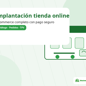 Imagen principal del producto Implantación de tienda online con catálogo, pedidos y TPV virtual de MkZ Soluciones