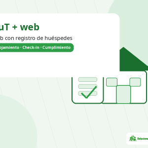 Imagen principal del producto Web profesional con plugin de registro de huéspedes para viviendas turísticas de MkZ Soluciones
