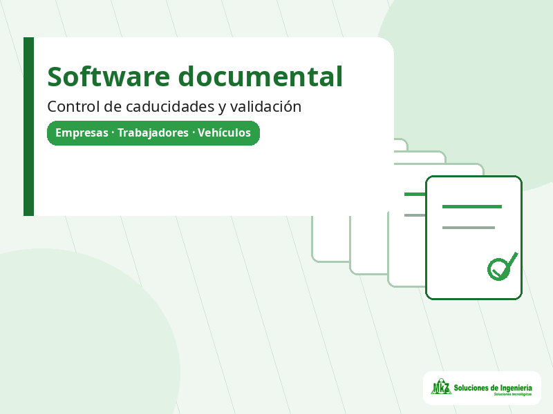 Imagen principal del producto Software de gestión documental con control de caducidades y validación de MkZ Soluciones
