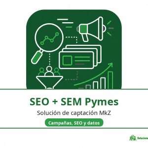 Icono del producto del producto Mantenimiento SEO y SEM para PYMES de MkZ Soluciones