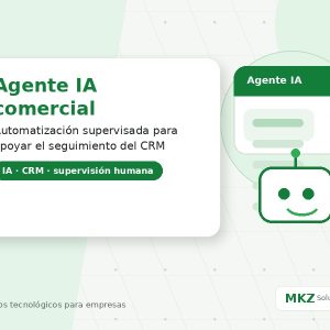 Imagen principal del producto Agente IA comercial conectado al CRM de MkZ Soluciones
