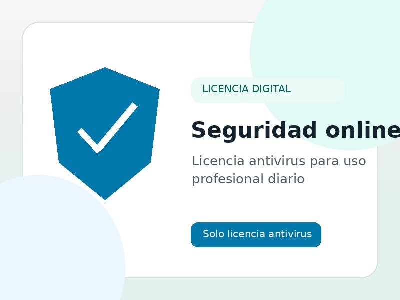 Seguridad online con licencia de antivirus Kaspersky para navegación y correo electrónico